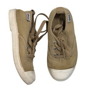 Chus Boy’s Khaki Lace Up Sneakers European Style